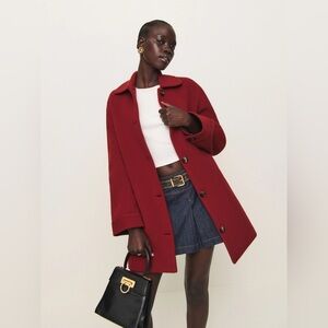 Reformation Irene Jacket Red - Size XS